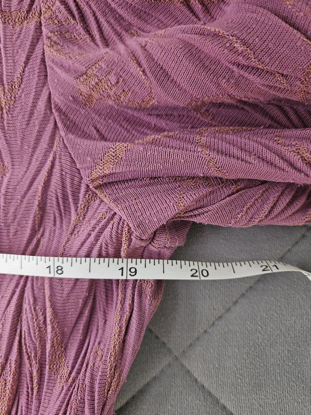Zara Purple Long Sleeve Knit Midi Dress Size S Contemporary Casual Minimalist - Picture 6 of 9
